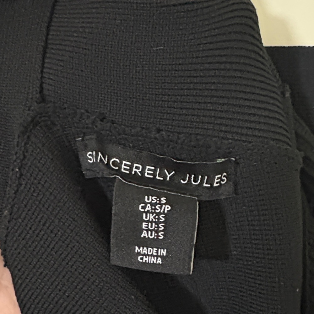 Sincerely Jules Black Mini Dress - Picture 3 of 4